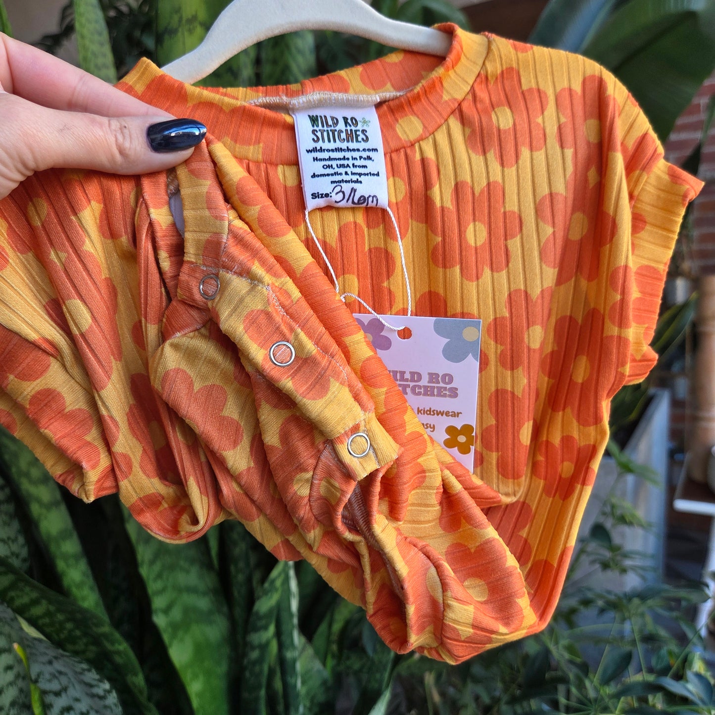 RTS 3/6m Tshirt Romper