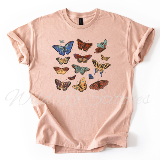 Butterflies Adult Tee