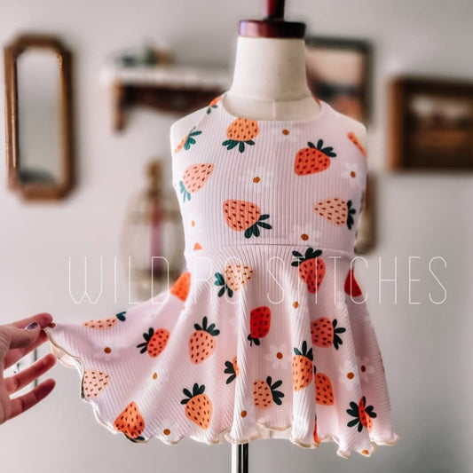 RTS 3T Halter Peplum